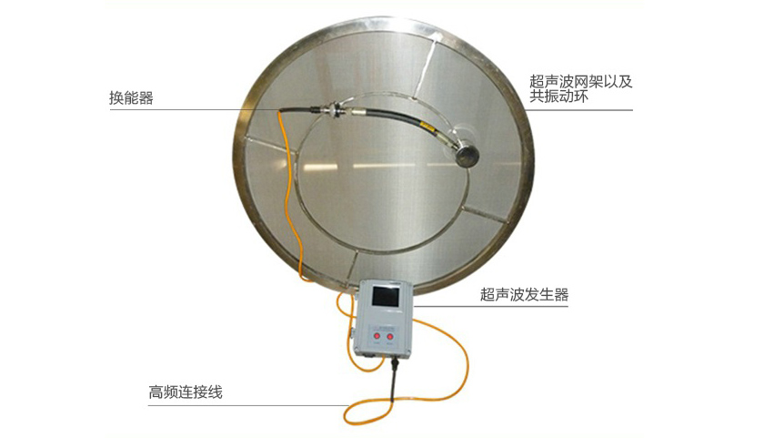 不锈钢超声波振动筛筛分系统